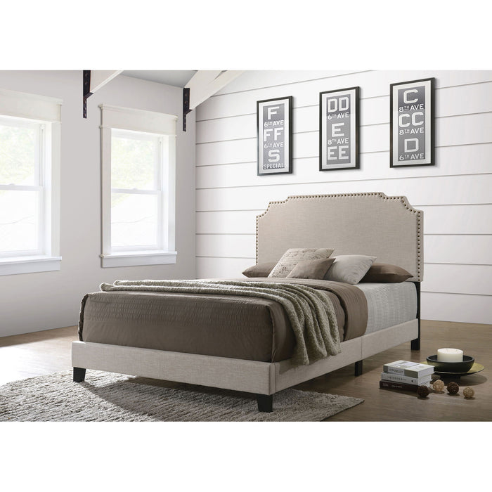 Copper - Eastern King Panel Bed - Beige