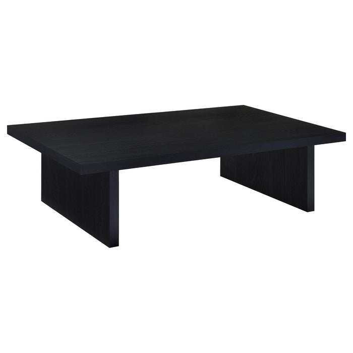 Caroline - 2 Piece Rectangular Coffee And End Table Set - Black