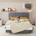Yungan Lingge Minimalist Soft Pack Headboard Bed Home Essentials