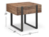 Prescott - Modern Reclaimed Wood Table Magnussen Furniture