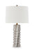 Desmont - Marble Table Lamp - White / Beige / Gray Signature Design by Ashley®