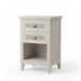 Nightstands With 2 Drawers, Bedside Tables For Small Spaces (Set of 2) - White Home Essentials