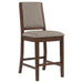 Allen - Upholstered Counter Chair (Set of 2) - Oak Furniture Max