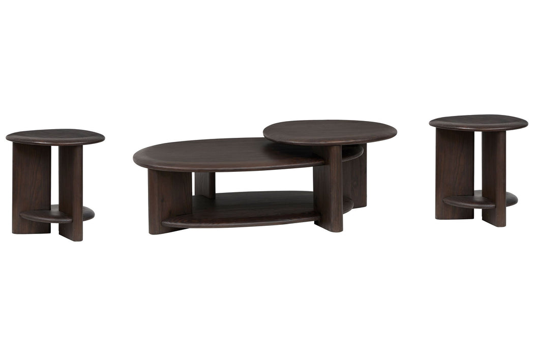 Upton - Shaped Cocktail Table Set Magnussen Furniture