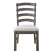 Upholstered Dining Chairs (Set of 2) - Brown - Wood Emerald Home