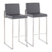 Fuji - Contemporary And Modern Elegance High Back Barstool Lumi Source