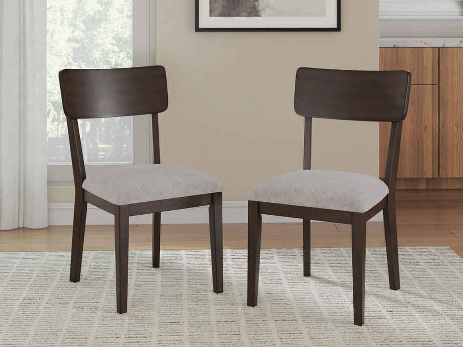Mallenette - Dining Upholstered Side Chair (Set of 2) - Merlot Signature Design by Ashley®
