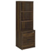 Geary - 3 Piece Wall Unit Bookcase Set With USB Storage Furniture Max