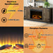 Tobias - 25" Fireplace - Rustic Oak ACME