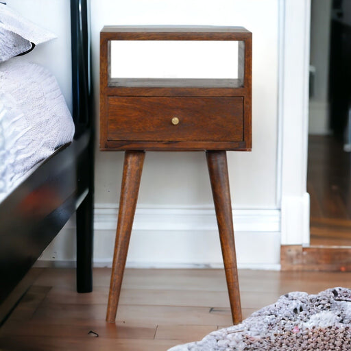Solid Wood Mini Nightstand Artisan Furniture
