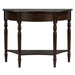 Half Moon Console Table With Drawer & Shelf Hearth and Haven
