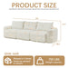 3 Seater With Thickened Armrests Sofa For Living Room Home Essentials