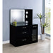 Kerr - 2 Drawer Makeup Vanity Table With Mirror And Stool Furniture Max