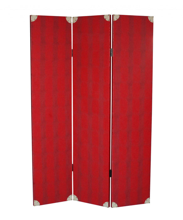 47" x 71" Wood Screen - Red