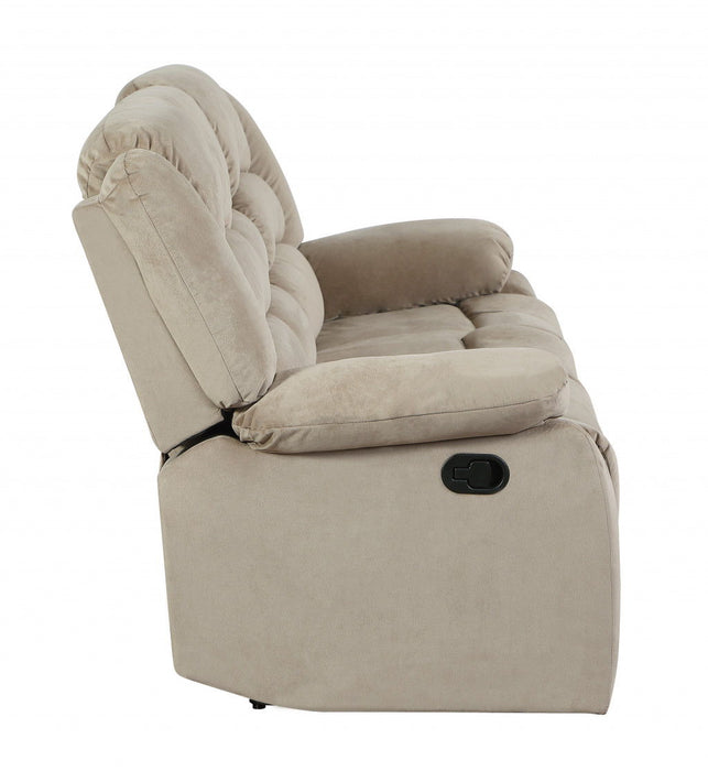 Contemporary Fabric Chair - Beige