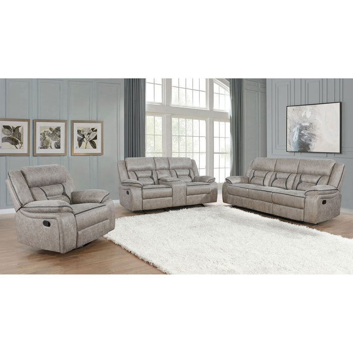 Brazelton - Pillow Top Arm Motion Living Room Set Furniture Max