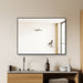 Framed Wall Mirror For Bathroom - Black Daily Nest