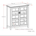 Burlington - Medium Storage Cabinet - Mahogany Brown Simpli-Home