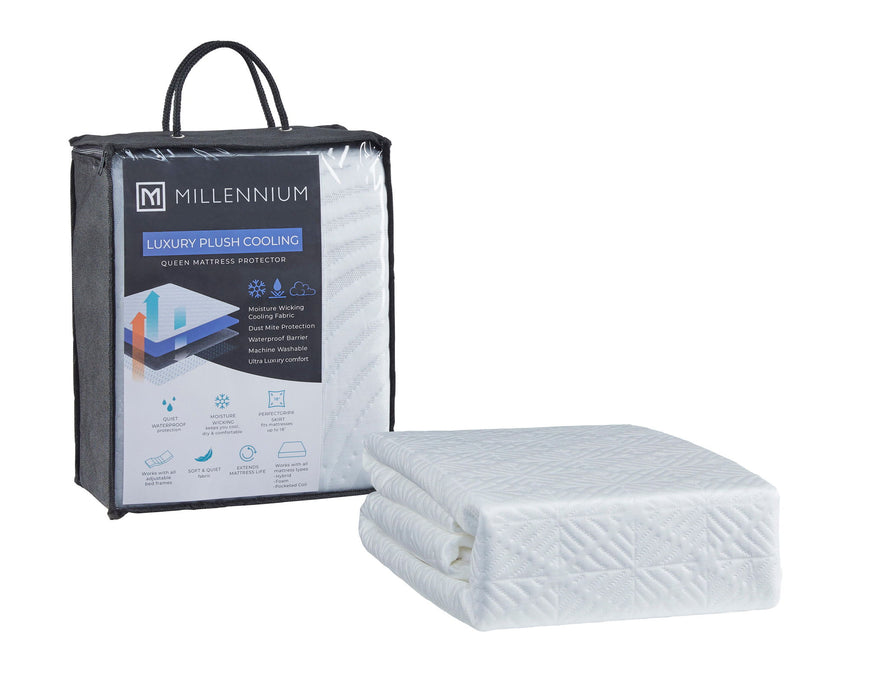 Advanced Protector - Queen Mattress Protector (Set of 4) - White Ashley Sleep®