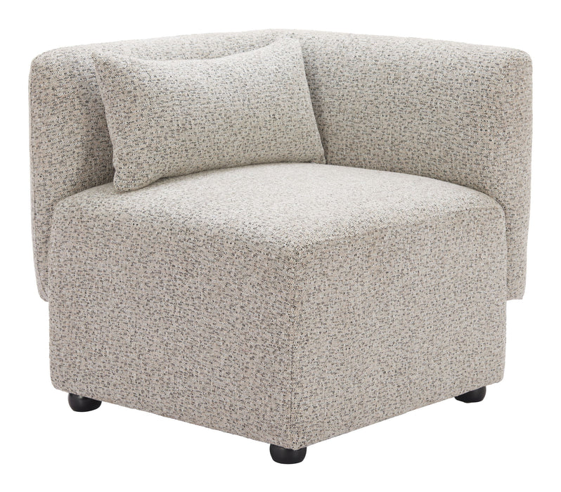 Simu - Corner Chair - Dune Greige Zuo Modern