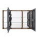 Wall Mounted Bathroom Cabinet With Adjustable Shelves Storage Cabinet - Imitative Oak Home Essentials