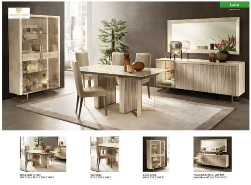 Luce - Dining Table - Beige / Light Brown Arredoclassic Italy