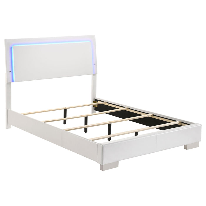 Dulcey - Bedroom Set With LED Lighting Furniture Max