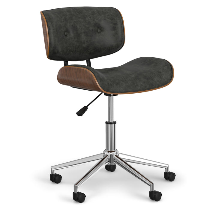 Dax - Bentwood Office Chair - Distressed Slate Gray