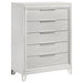 5 Drawer Bedroom Chest Of Drawers - White Furniture Max