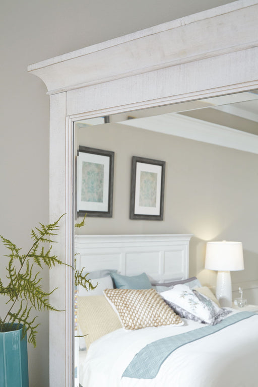 Heron Cove - Landscape Mirror - Chalk White Magnussen Furniture