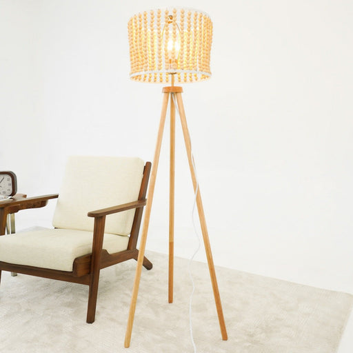 Brillo - 3 Legged Floor Lamp - Brown Ashcroft Furniture