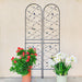 Garden Rustproof Trellis For Climbing Plants Daily Nest