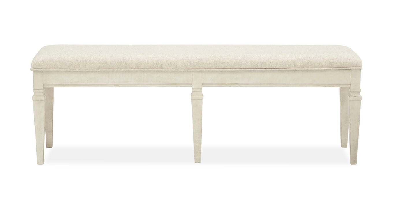 Newport - Bench With Upholstered Seat - Alabaster Magnussen Furniture