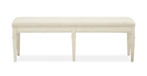 Newport - Bench With Upholstered Seat - Alabaster Magnussen Furniture