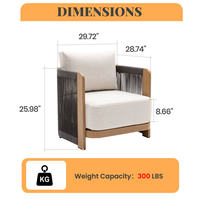 Outdoor Armchair For Garden Home Essentials