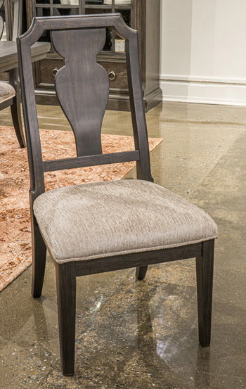 Wickenger - Dining Upholstered Side Chair (Set of 2) - Light Gray / Dark Brown Signature Design by Ashley®