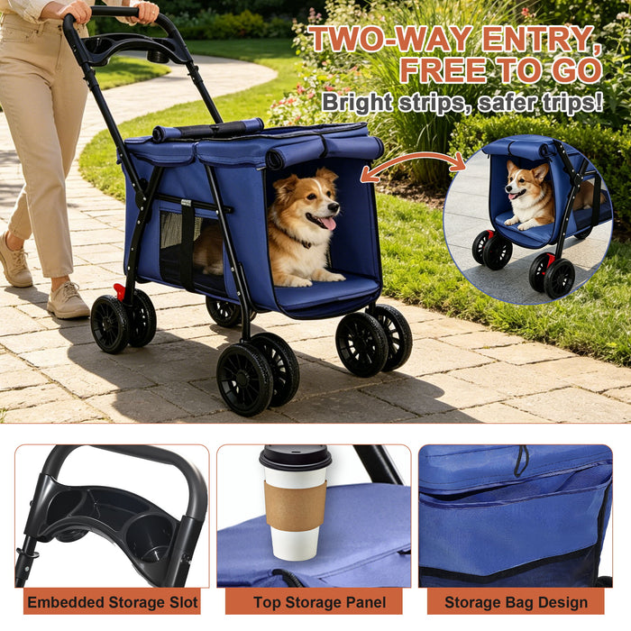 Pet Stroller For Small / Medium Pets Daily Nest