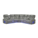 Fortuner - Power Recliner Sectional Sofa Matrix Furniture Group