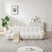 Cloud Series Minimalist Button Tufted Square Arm 3 Seater Sofa Home Essentials