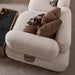 Bristol Point - Corner Chair - Fawn / Saddle Brown Michael Amini