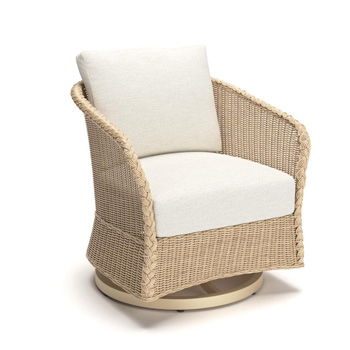 Stewarts Point - Swivel Glider Chair With Cushion - Beige Signature Design by Ashley®