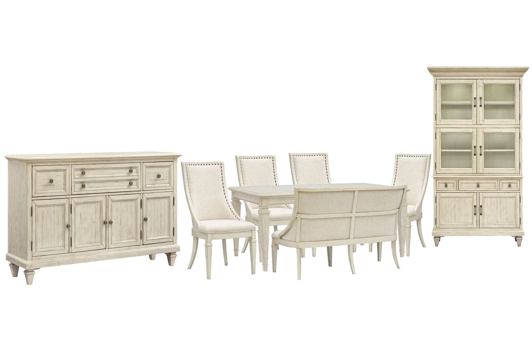 Newport - 8 Piece Extendable Rectangular Dining Table Set Magnussen Furniture