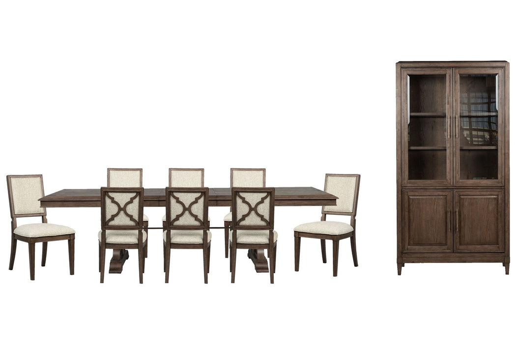 Jubilee - Extendable Trestle Dining Table Set Magnussen Furniture