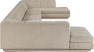 Modari - Sectional - Beige Meridian Furniture