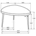 Xander - Triangular Coffee And End Table Set Furniture Max