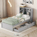 Bed Frame With Built In USB Port And 2 Drawers Home Essentials