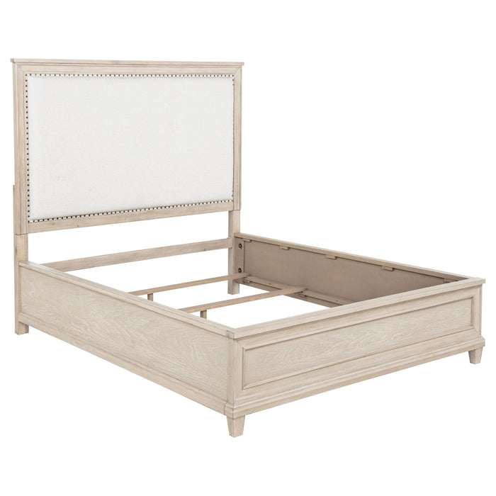 Wedner - Queen Panel Bed - Oak Furniture Max