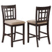 Lattice Back Counter Height Stools (Set of 2) Furniture Max