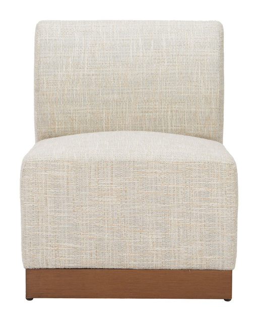 Christy - Armless Chair - Beige Zuo Modern