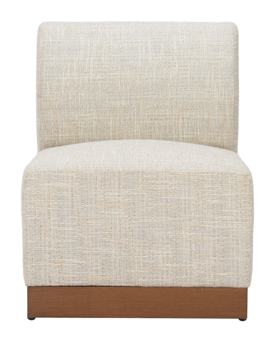 Christy - Armless Chair - Beige Zuo Modern